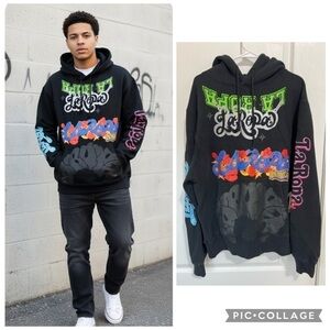 LaRopa Life Dark Green Hoodie Streetwear Size L